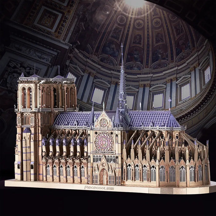 3d Metal Puzzles Jigsaw Notre Dame Cathedral Paris Diy