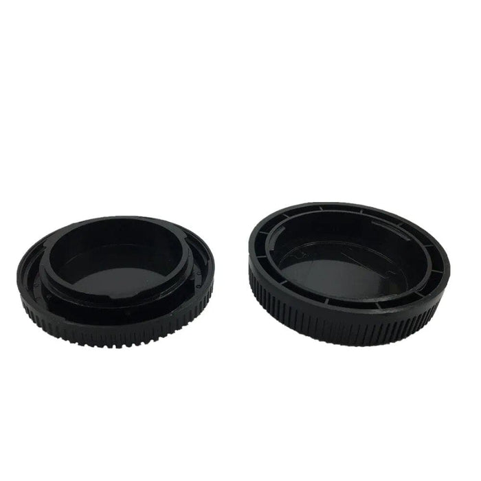 Micro 4 3 Front Body Cap + rear Lens Cap For Olympus