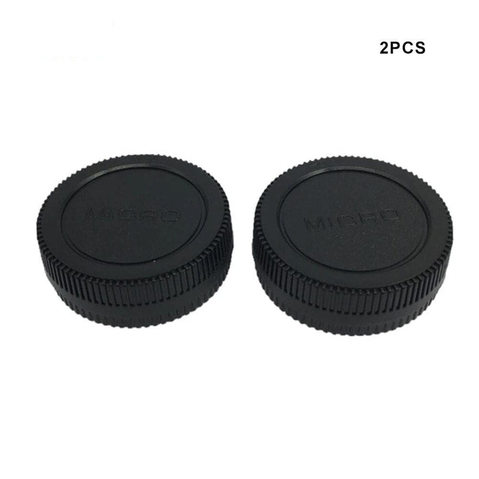 Micro 4 3 Front Body Cap + rear Lens Cap For Olympus