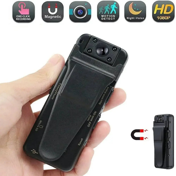 Mini A8 Body Wearable Video Security Ir Night Vision Back