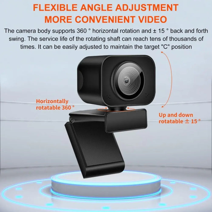 Mini 2k Full Hd Usb Autofocus Web Camera With Microphone For