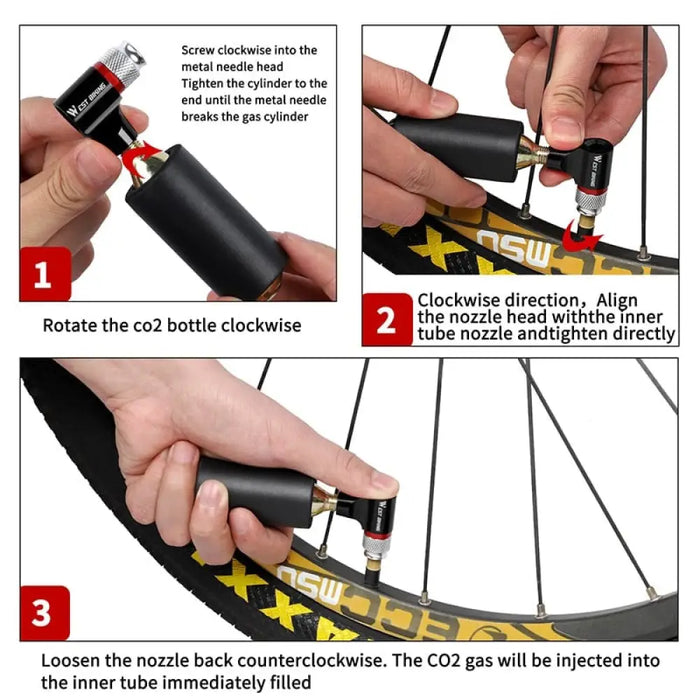 Mini Inflator Co2 Pump For Bicycle