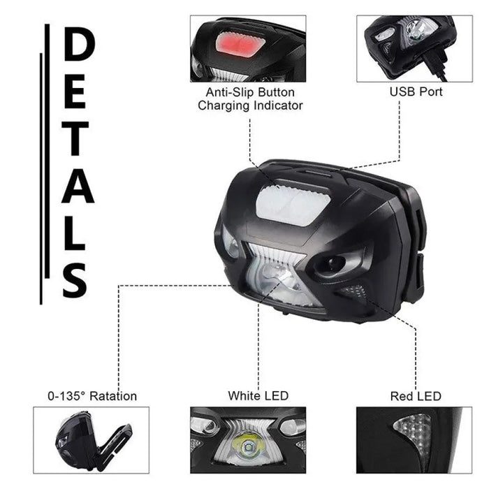 Mini Zk20 Powerful Usb Rechargeable Body Motion Sensor