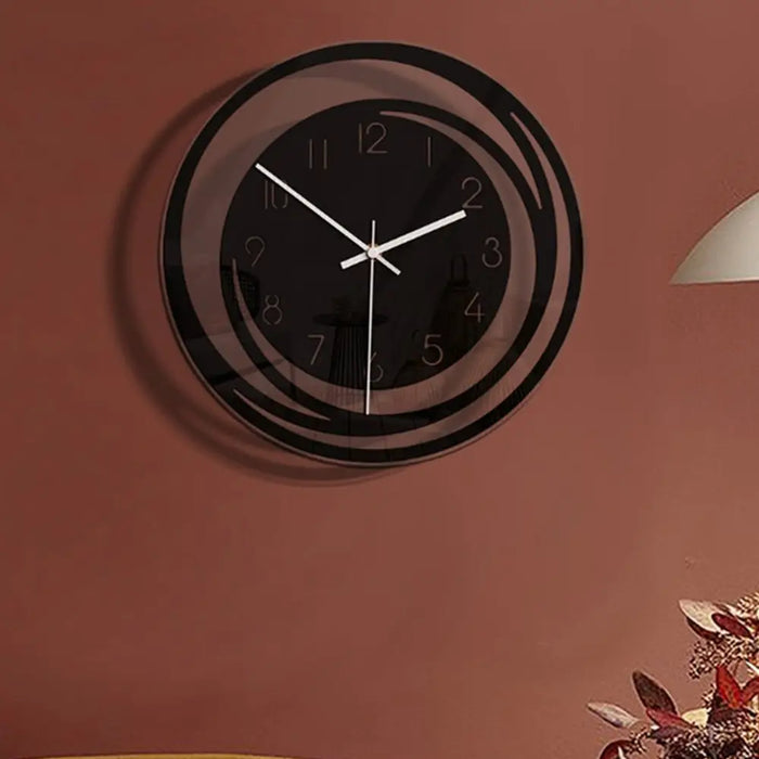 Vibe Geeks Minimalist Creative Acrylic Wall Clock-battery