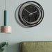 Vibe Geeks Minimalist Creative Acrylic Wall Clock-battery