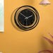 Vibe Geeks Minimalist Creative Acrylic Wall Clock-battery