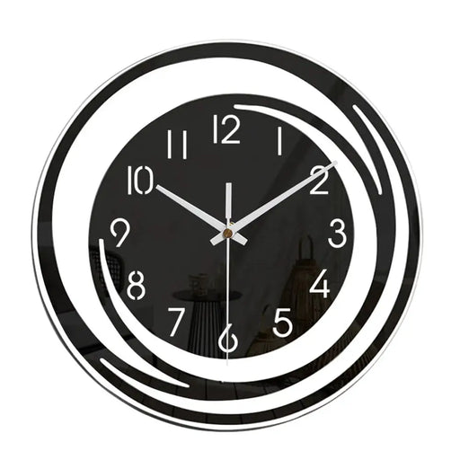 Vibe Geeks Minimalist Creative Acrylic Wall Clock-battery