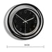 Vibe Geeks Minimalist Creative Acrylic Wall Clock-battery