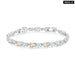 Multi-colour Luxury Zircon Crystal Bracelet For Women