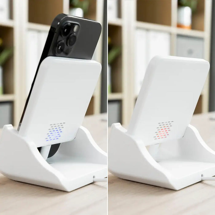 Multi-position Wireless Charger With Support Base Pomchar