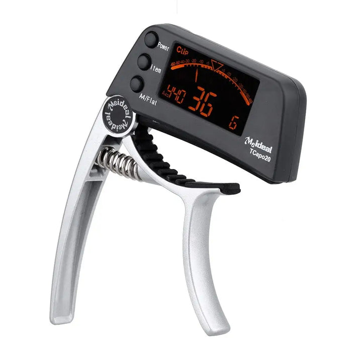 Multifunctional 2-in-1 Guitar Tuner Capo Tcapo20 With Lcd