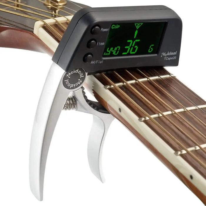 Multifunctional 2-in-1 Guitar Tuner Capo Tcapo20 With Lcd