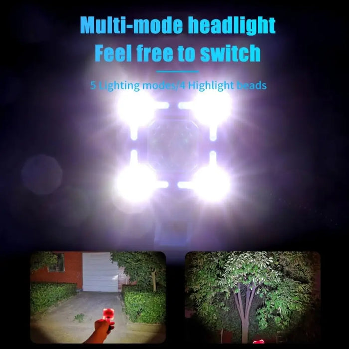 Multifunctional Two In One Horn Headlight