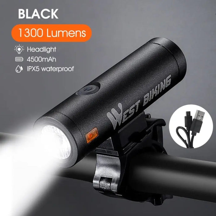 Multifunctional Usb Rechargeable Waterproof Bicycle Light