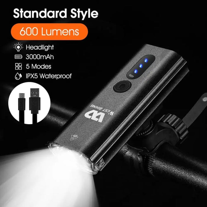 Multifunctional Usb Rechargeable Waterproof Bicycle Light