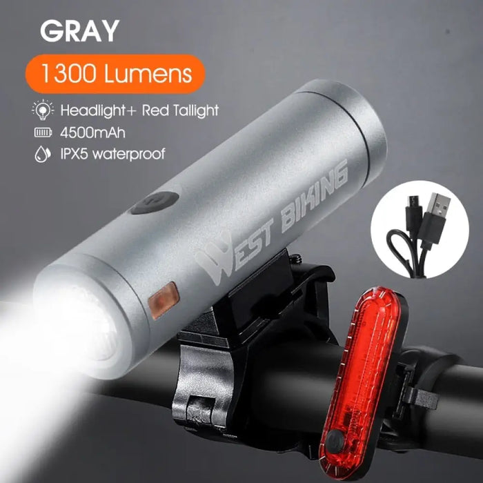 Multifunctional Usb Rechargeable Waterproof Bicycle Light