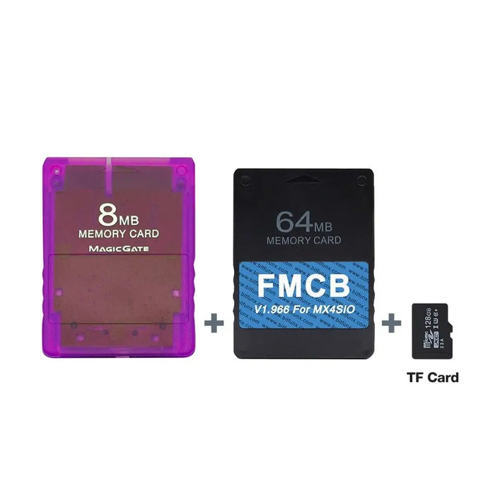 Mx4sio Sio2sd Tf Card Adapter For Ps2 Game Consoles+v1.966