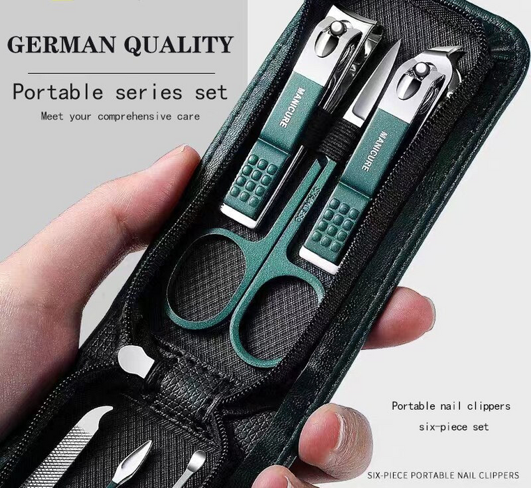 Nail Scissors Set Household High End Mens And Womens Special Nail Clippers Manicure Beauty Tools 6 Piece Portable Household