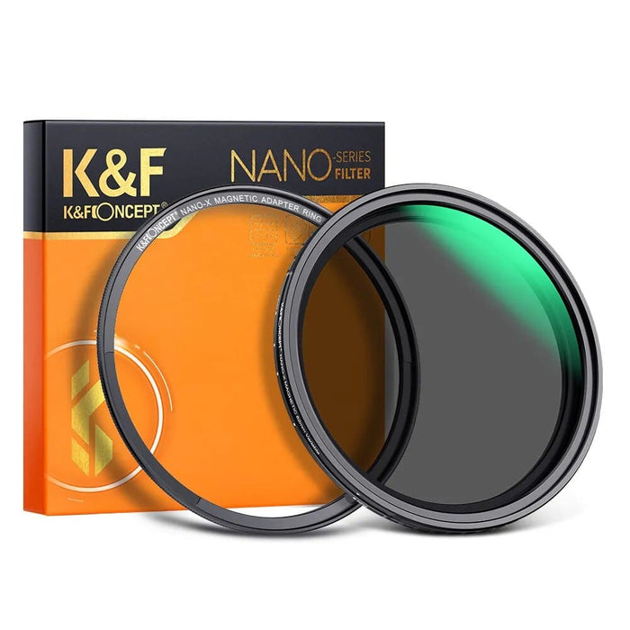 Nano-X Series Magnetic Variable ND2-ND32 Lens Filters 28 Multi-Layer Coatings Neutral Density 49 52 58 67 72 77 82mm