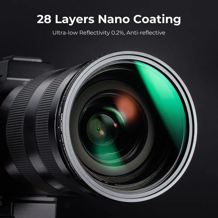 Nano-X Series Magnetic Variable ND2-ND32 Lens Filters 28 Multi-Layer Coatings Neutral Density 49 52 58 67 72 77 82mm