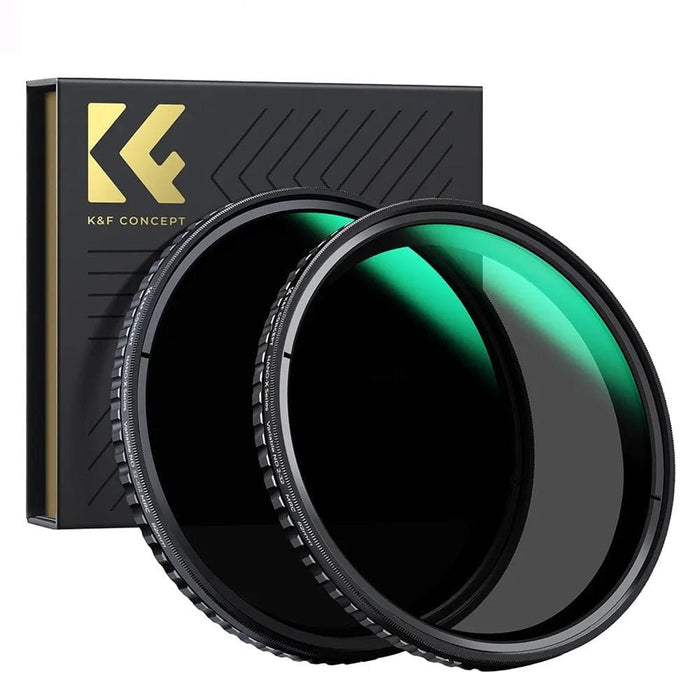 NANO-X Variable ND Filter Kit 2Pcs ND2-32&ND32-512 Adjustable Neutral Density 49-82mm DSLR Camera Lens Filters Set