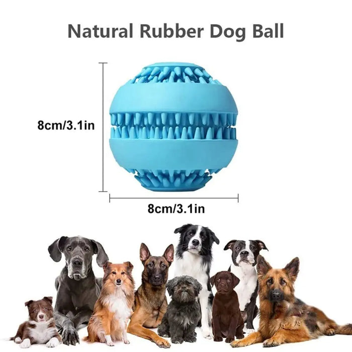 Natural Rubber Durable Slow Feeding Teeth Cleaning Food