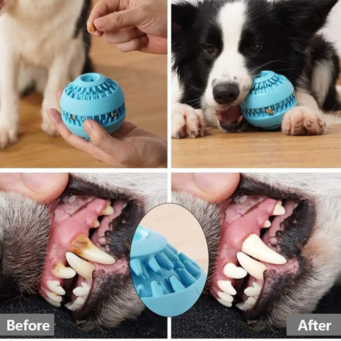 Natural Rubber Durable Slow Feeding Teeth Cleaning Food