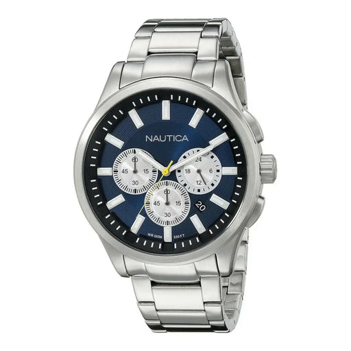 Nautica Nai19533g Men’s Quartz Watch Blue 44 Mm