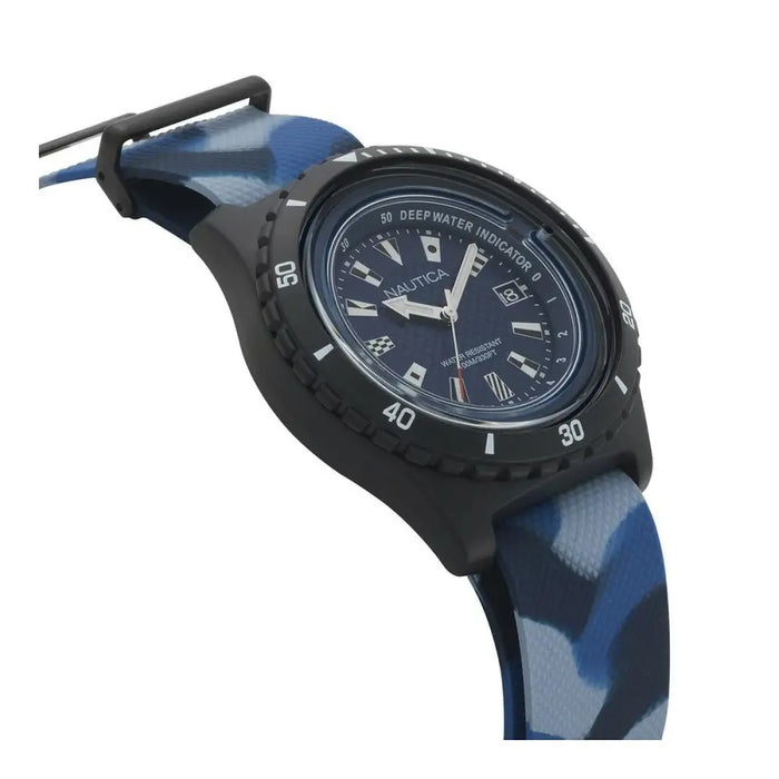 Nautica Napsrf004 Men’s Quartz Watch Blue 46 Mm