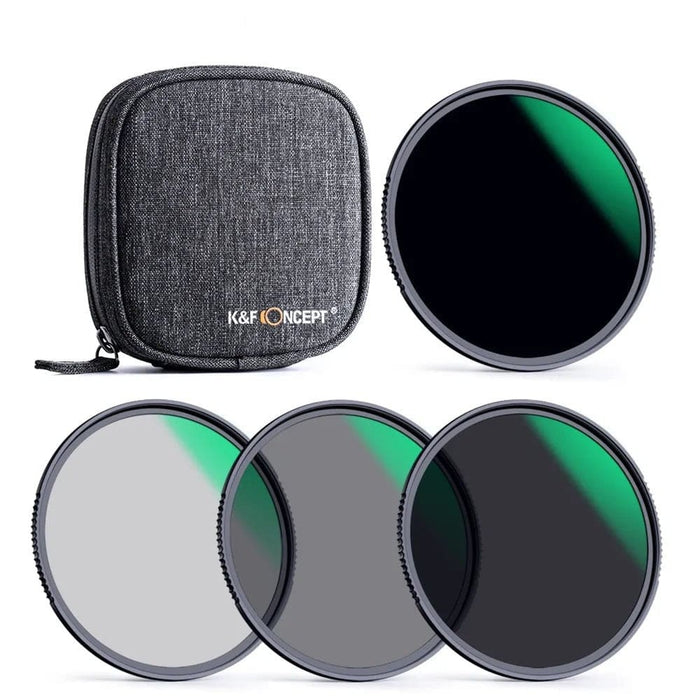 ND4 ND8 ND64 ND1000 Filter kits Camera Lens Neutral Density with Filter Pouch 49mm 52mm 58mm 67mm 72mm 77mm 82mm