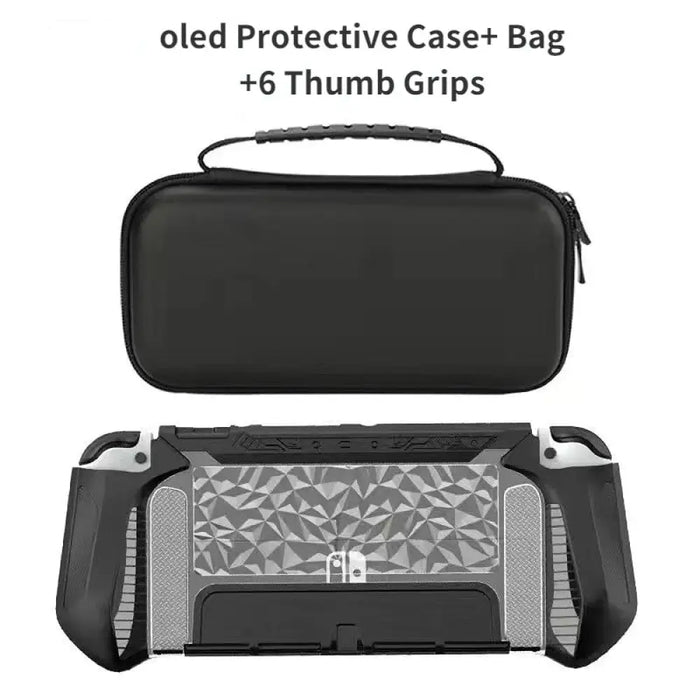 Nintendo Switch Oled Dockable Case And Game Bag Tpu & Pc