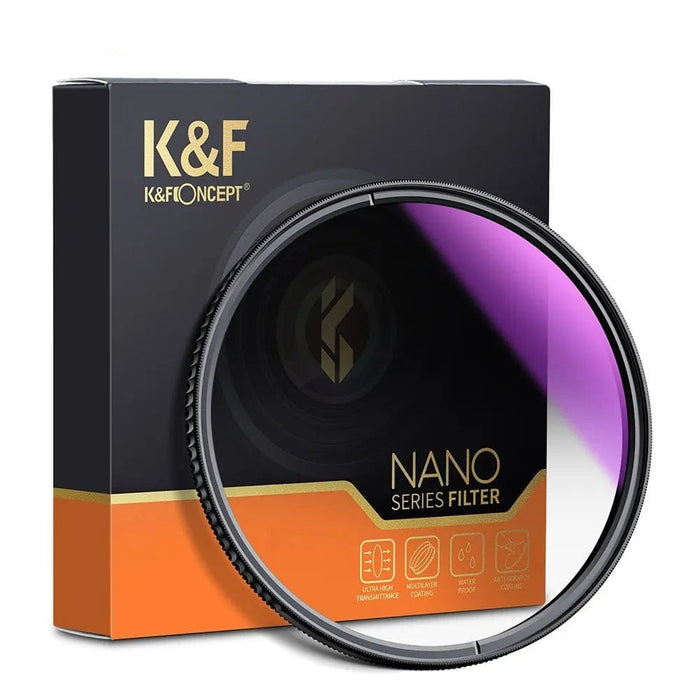 Nona-X HD Soft GND16 ND16 Lens Filter Gradient ND 49 52 55 58 62 67 72 77 82mm Gradient Neutral Density Camera Lens