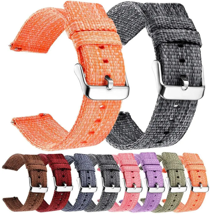 Nylon Wrist Woven Band For Samsung Galaxy Huawei Watch