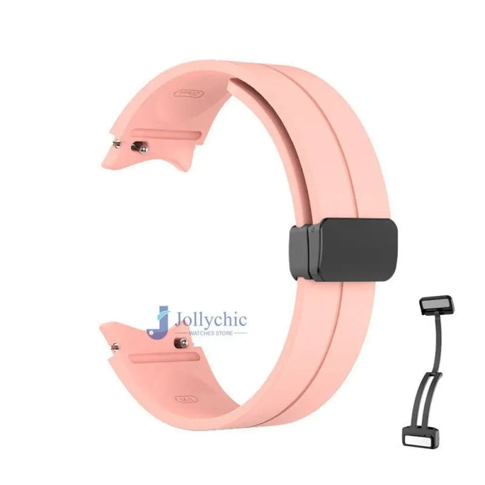 Original Silicone Magnetic Buckle Strap For Samsung Watch