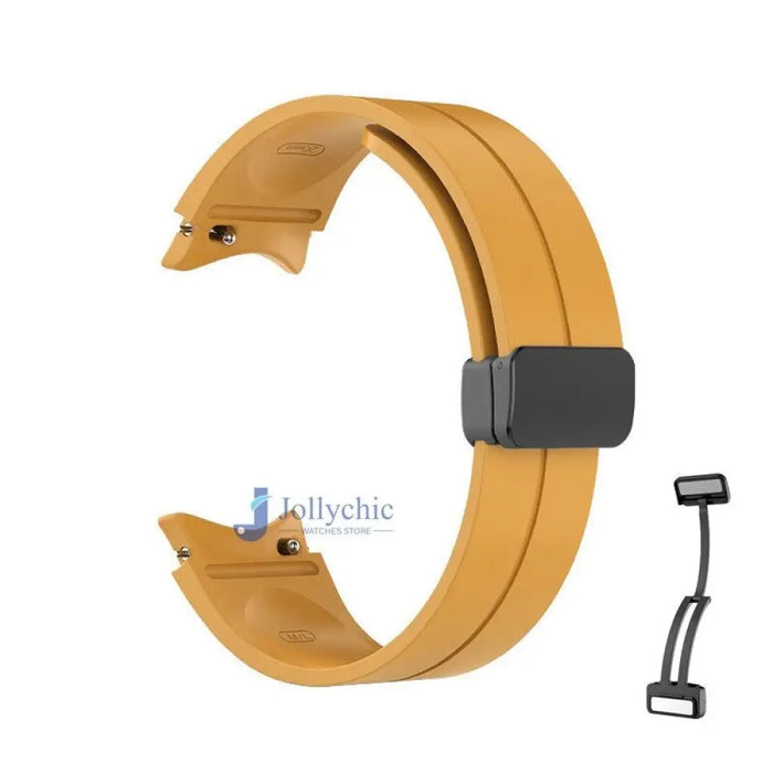 Original Silicone Magnetic Buckle Strap For Samsung Watch