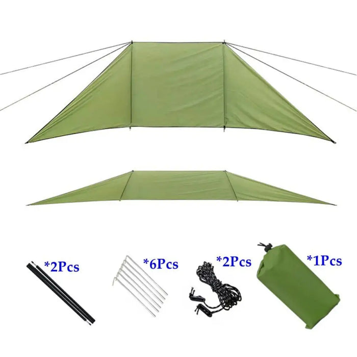 Outdoor 210d Oxford Cloth Camping Windscreen Portable