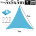 Outdoor 300d Lake Blue Polyester Tarpaulin Cover Garden