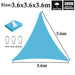 Outdoor 300d Lake Blue Polyester Tarpaulin Cover Garden