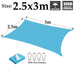 Outdoor 300d Lake Blue Polyester Tarpaulin Cover Garden