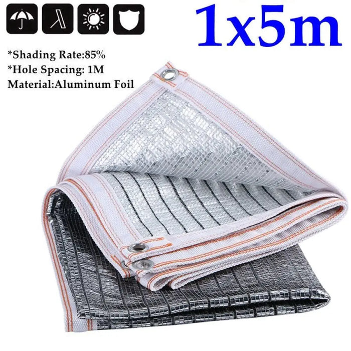 Outdoor 85% Hi-quality Aluminum Foil Sun Shade Net Uv Proof