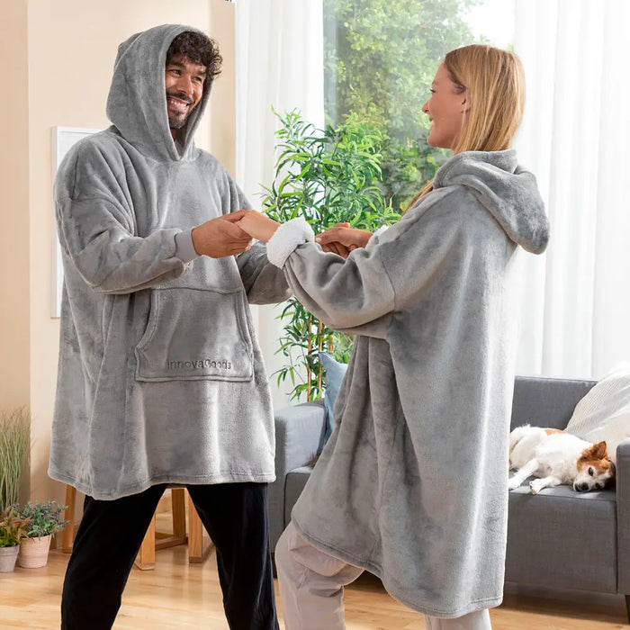 Oversized Sweatshirt Blanket With Fleece Lining Swug