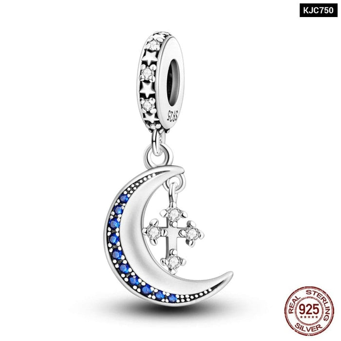 Fit Pandora 925 Original Bracelet 925 Sterling Silver Shining Colourful Zircon Heart Charms Beads Exquisite DIY Jewelry