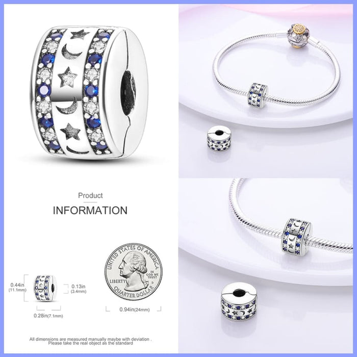 Fit Pandora 925 Original Bracelet 925 Sterling Silver Shining Colourful Zircon Heart Charms Beads Exquisite DIY Jewelry