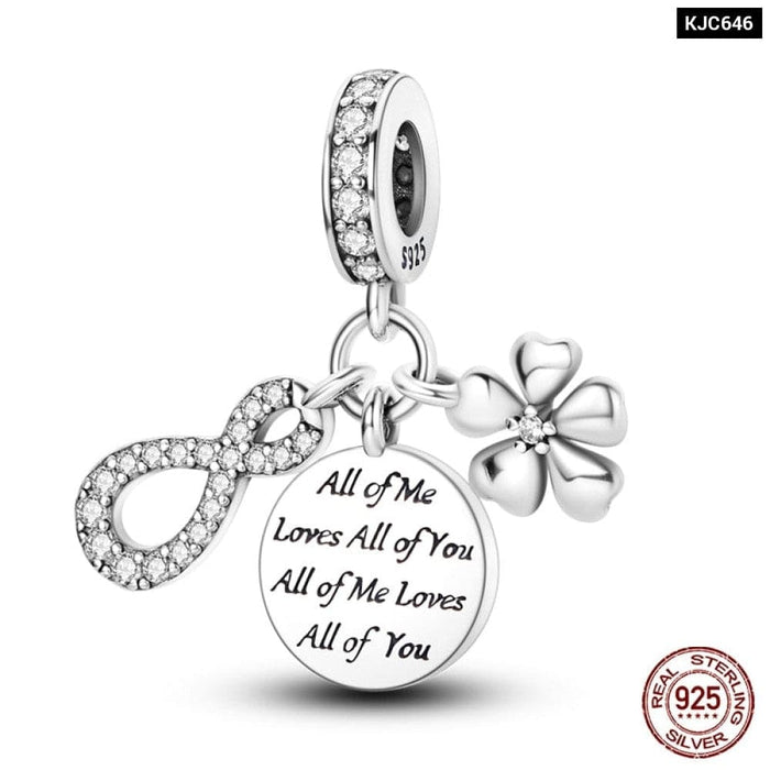 Fit Pandora 925 Original Bracelets 925 Sterling Silver Lipstick High-heeled Shoes Charms Beads Fine Anniversary Jewelry