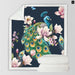 Peacock Bird Blankets For Bed Blooming Sakura Flower Plush