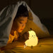 Led Pear Fruit Night Light Usb Rechargeable Dimming Touch