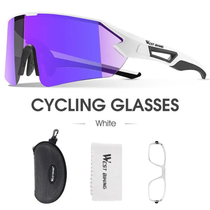 Polarized Cycling Glasses With 3 Lens