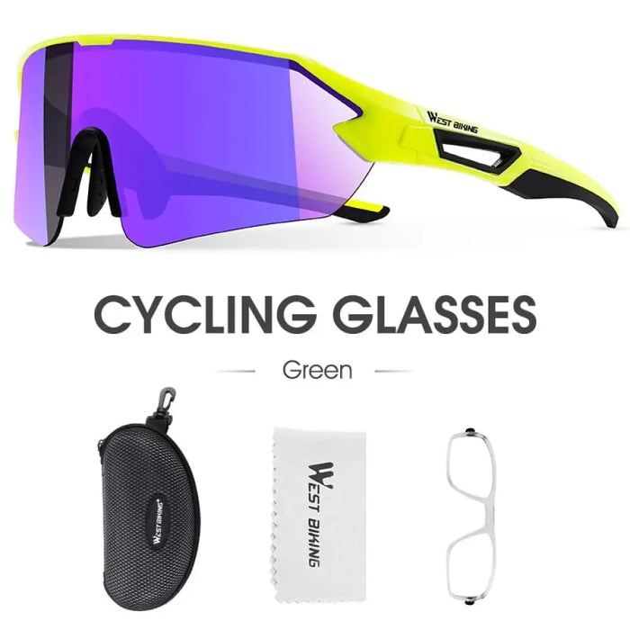 Polarized Cycling Glasses With 3 Lens