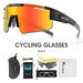 Polarized Cycling Glasses With 3 Lens