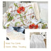 Poppy Flower Throw Blanket Handwriting Letter Bed Summer